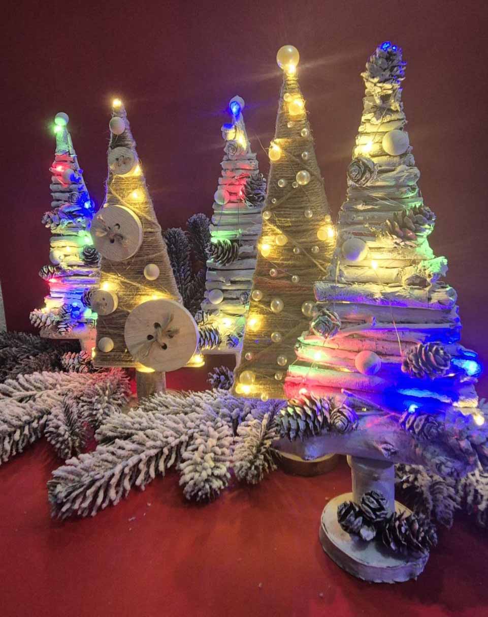 Brăduți cu led